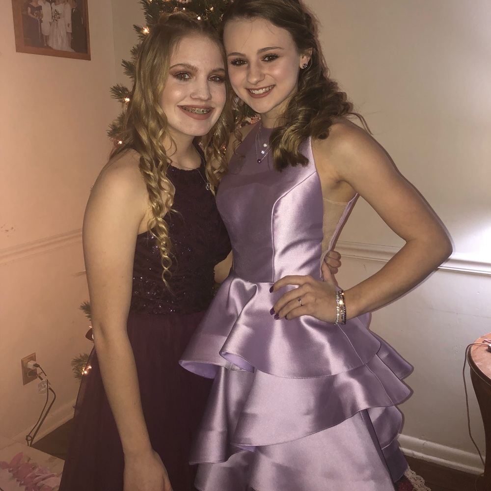 Gorgeous Lavender Homecoming Dress